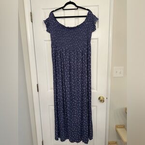 Isabel Maternity off the shoulder maxi dress XXL